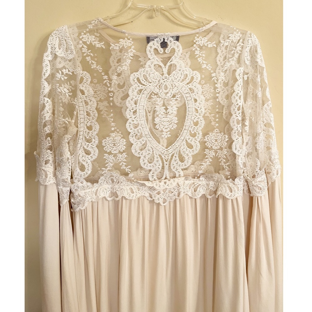 For Love and Lemons Cream Lace Top Size Small - Picture 3 of 7